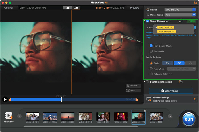 How to upscale digital copy to 1080p on Mac