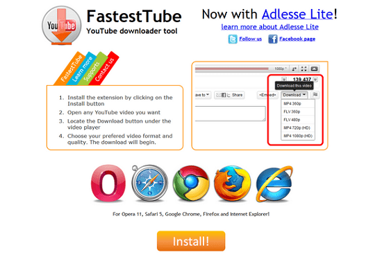 flash video downloader 4k chrome