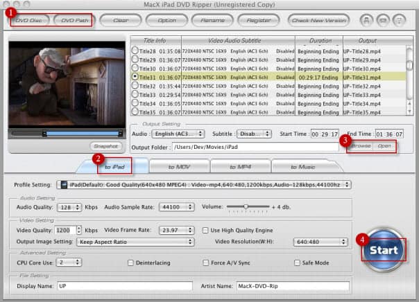 How to Rip DVD to iPad on Mac