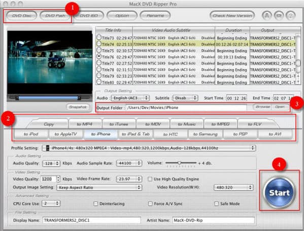 Guide to Make Mac The Ripper Download on Mac Lion/Mountain Lion to Rip DVD Flawlessly