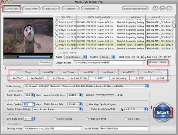 How to Rip DVD Ice Age: Continental Drift