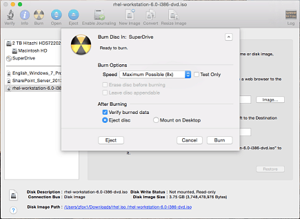 burn aware for mac