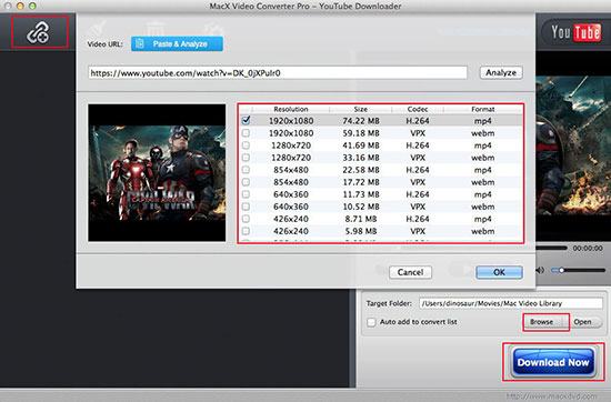 Youtube to mov converter mac online