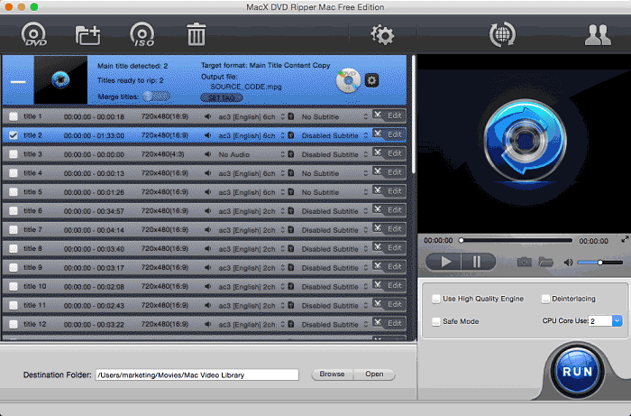 How to Convert and Put DVD to iMovie for Free