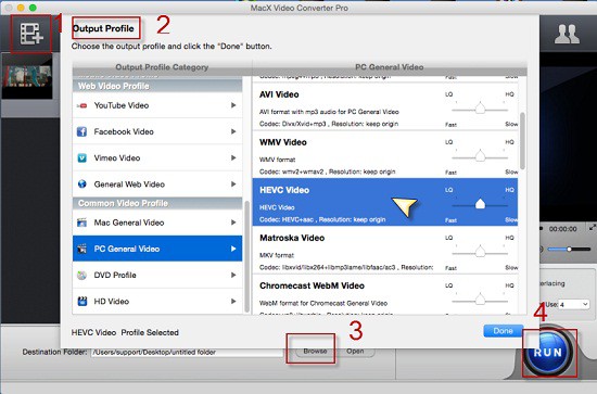 H.265 encoder user guide