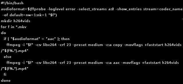 convert h264 to h265 ffmpeg