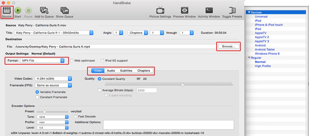 downoad handbrake for mac