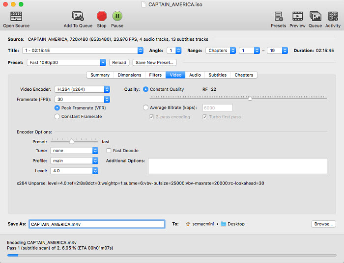 how to rip dvd with handbrake