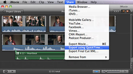 imovie edit clip