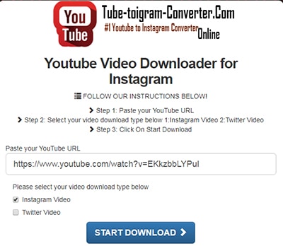 upload YouTube to Instagram