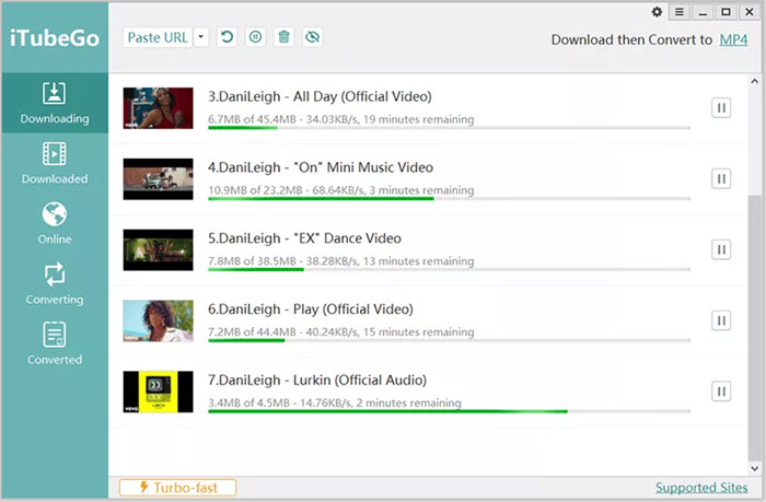 Downloading  playlists with Softorino  Converter