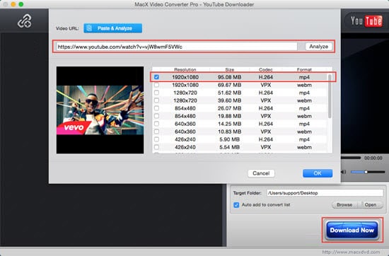 download song from youtube to mac