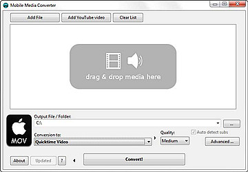 miro video converter audio setting