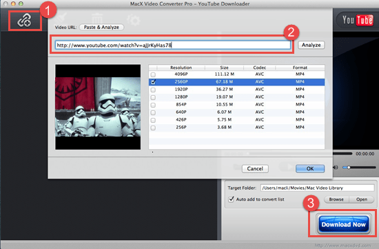 youtube on mac for chrome says click to enable vide converter