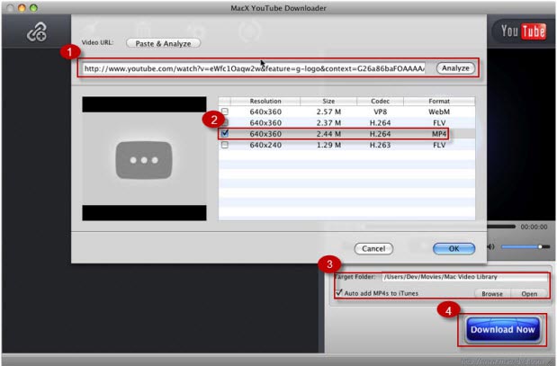 YouTube By Click Downloader Premium 2.3.46 for mac download