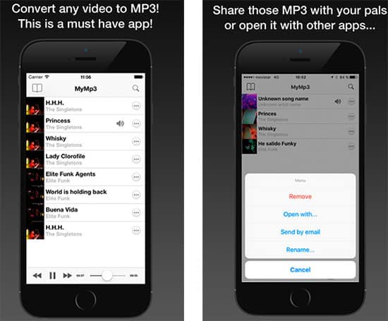 Convert Audio/Video to MP3 on iPhone or iPad 