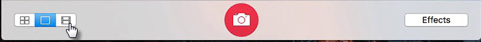 tap Record a movie clip icon