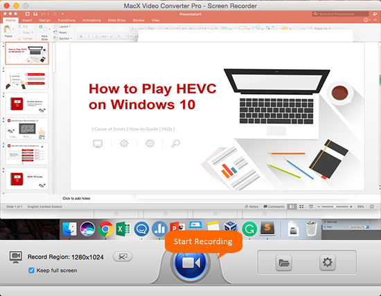 record powerpoint presentation with audio and video on mac