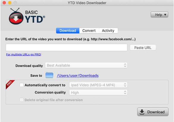 YTD Video Downloader for Mac