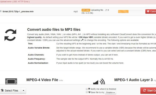 convert audionote file to mp3