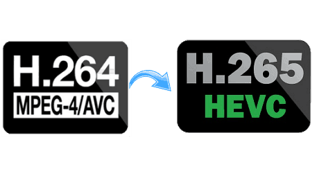 ffmpeg h264 to h265