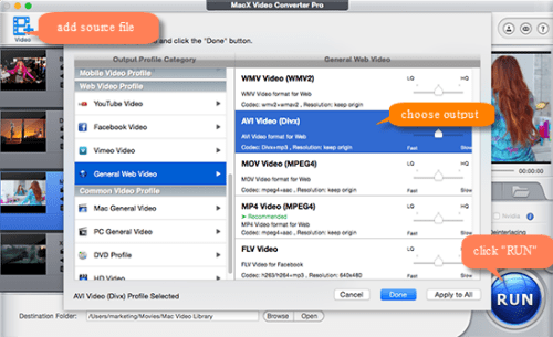 free video converter mp4 to avi for mac