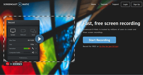 screencast o matic free screen recorder