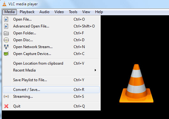 tap Convert/Save on VLC