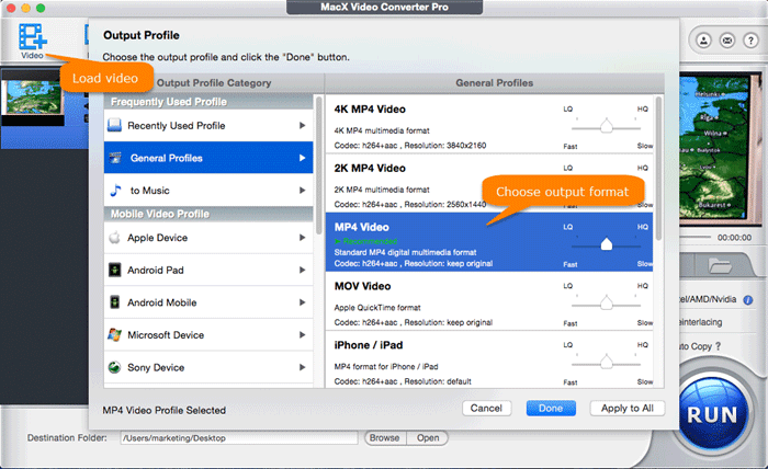 compress a video on mac for youtube