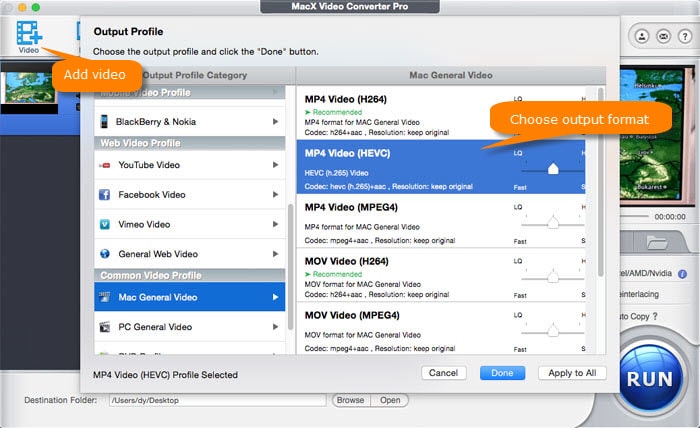 compress mp4 video on mac