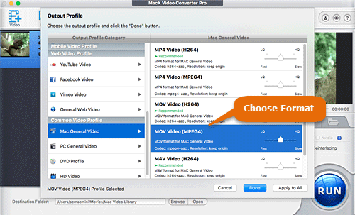 video codec for mac