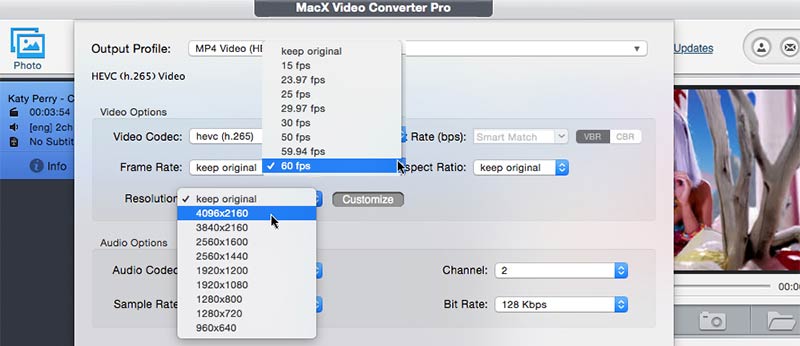 ffmpeg convert h264 to h265