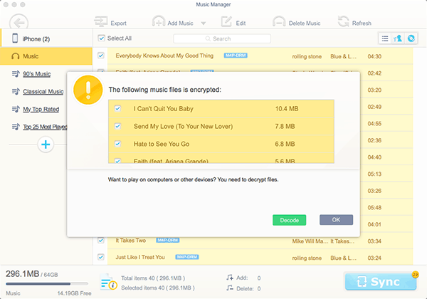 drm removal software mac