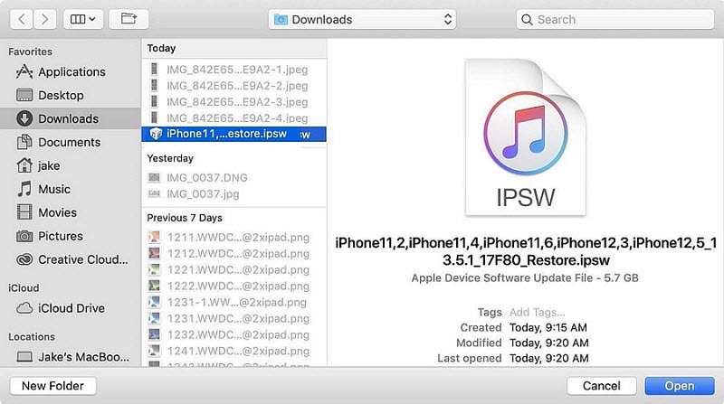 apple ipsw