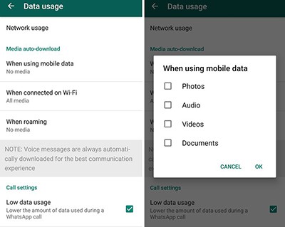 whatsapp images not downloading