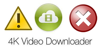 4k video downloader parse errors