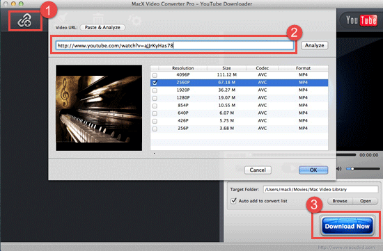 macx youtube downloader destination