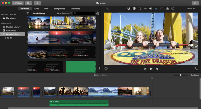 how to merge clips in imovie