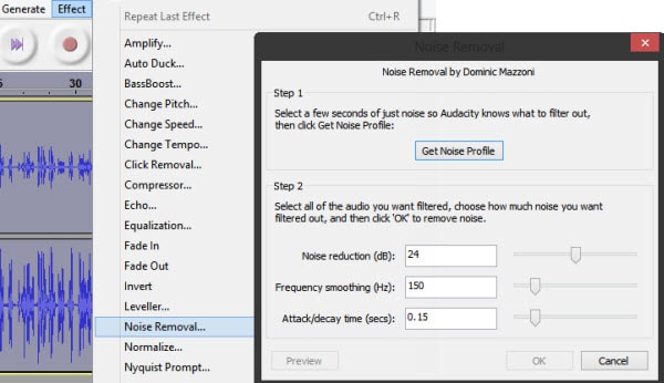 noise removal audacity download